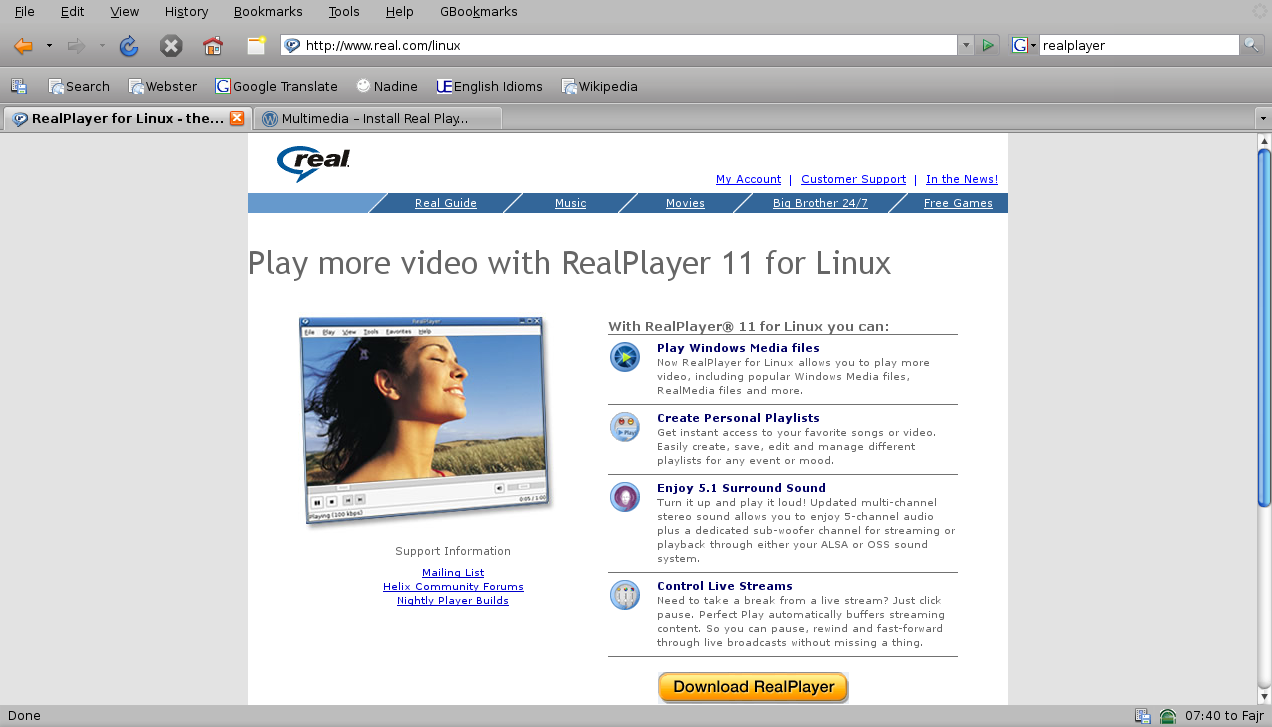 realplayer compatible with windows 10